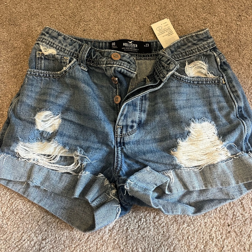 Hollister Button-fly Mom shorts